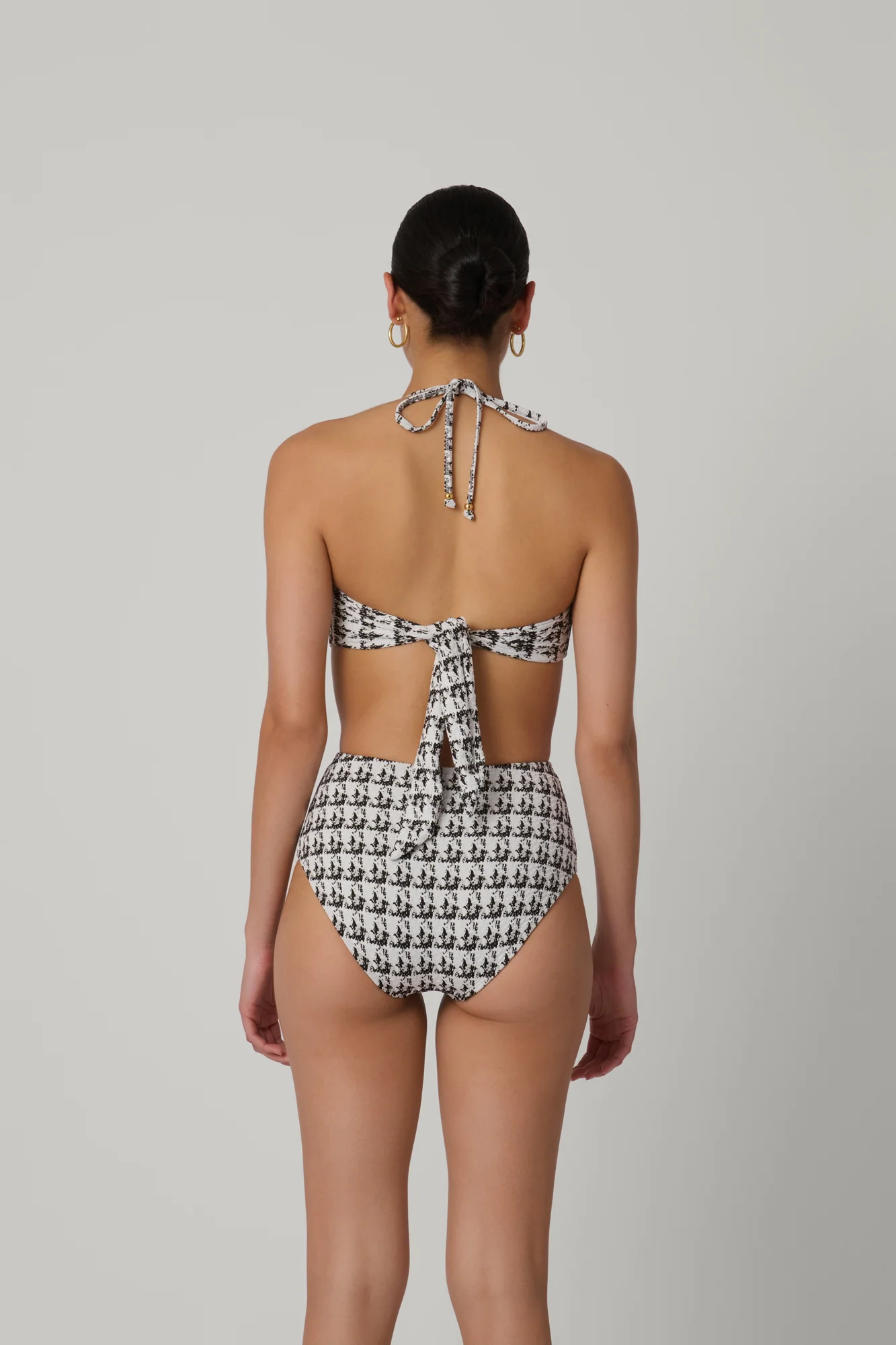 Black and White High Waist Bottom - Image 3